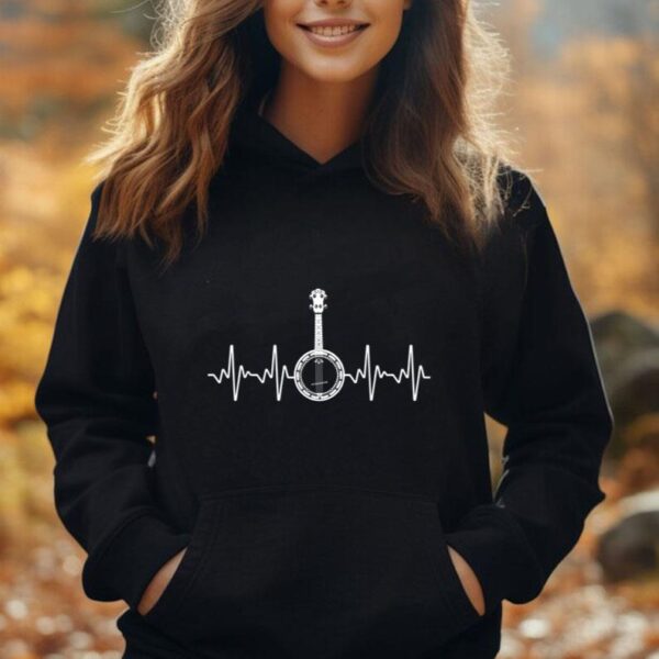 Cool Banjo For Men Women Bluegrass Country Music Player Band Unisex Hoodie