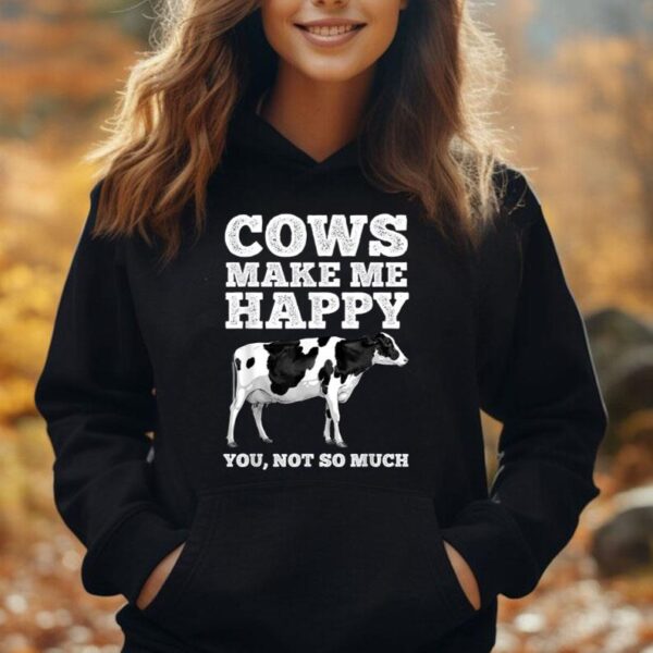 Cool Cow Art For Men Women Cow Farmer Dairy Cows Farm Animal Unisex Hoodie