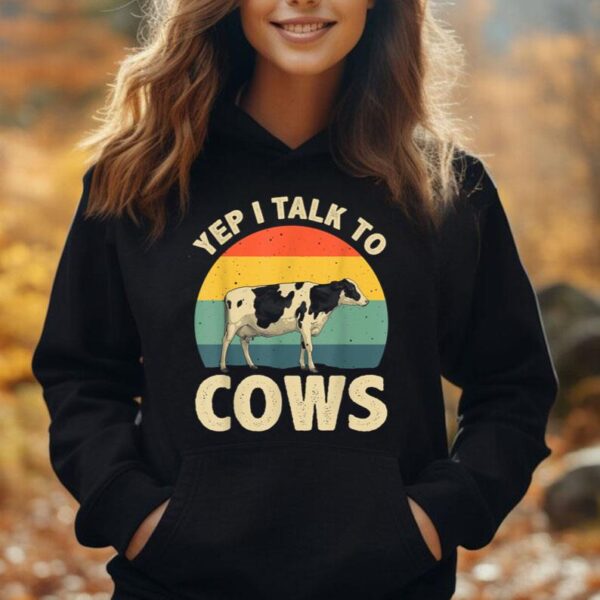 Cool Cow Design For Men Women Dairy Farmer Farming Cow Lover Unisex Hoodie