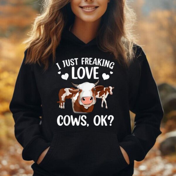 Cool Cows For Men Women Cow Lover Farmer Cattle Farm Animal Unisex Hoodie