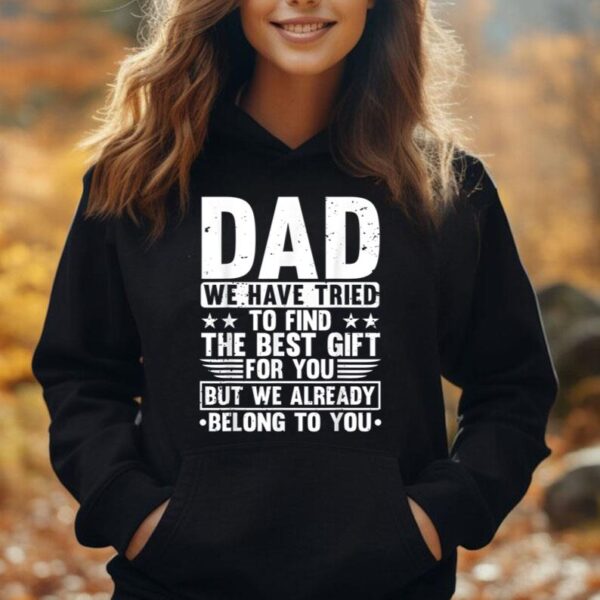 Cool Dad Art For Father Dad Stepfather From Son Daughter Unisex Hoodie