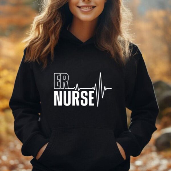 Cool Emergency Room Nurse Design For Men Women ER Nursing Unisex Hoodie