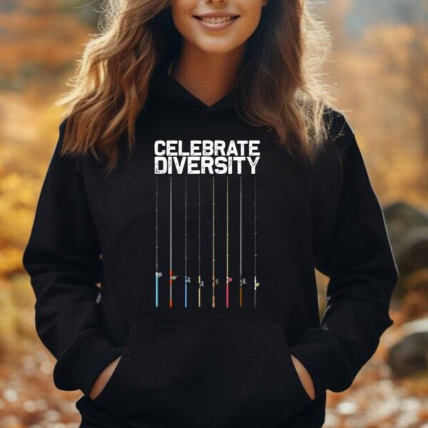 Cool Fishing Rod Design For Men Women Fisherman Fishing Rod Unisex Hoodie