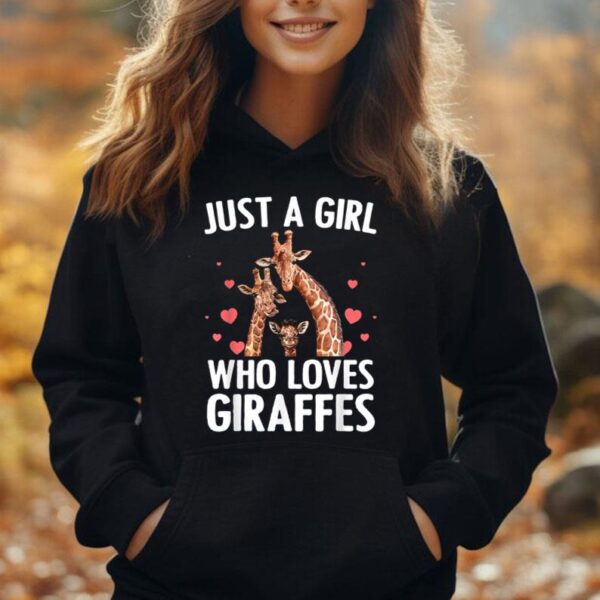 Cool Giraffe For Women Girls Africa Safari Zoo Animal Lovers Unisex Hoodie