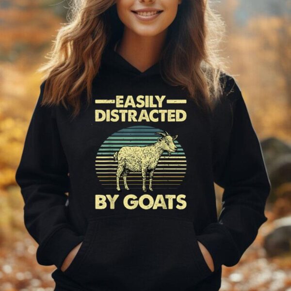 Cool Goat Design For Men Women Kids Farm Animal Goat Lover Unisex Hoodie