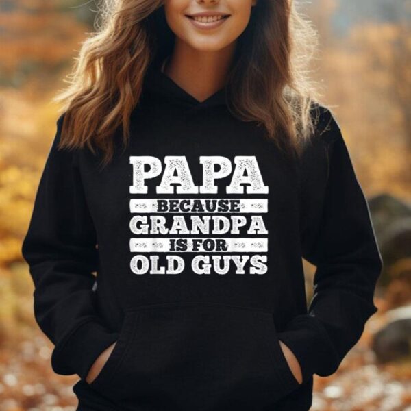 Cool Grandpa Art For Men Grandfather Papa Parent Fathers Day Unisex Hoodie