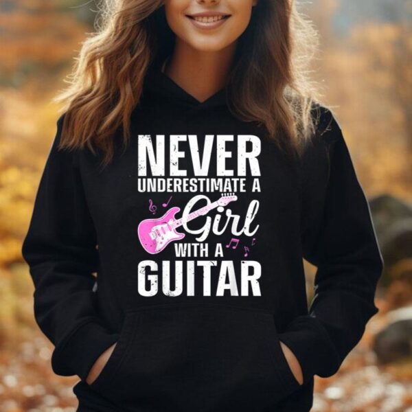 Cool Guitar For Women Girls Guitarist Acoustic Guitar Lovers Unisex Hoodie