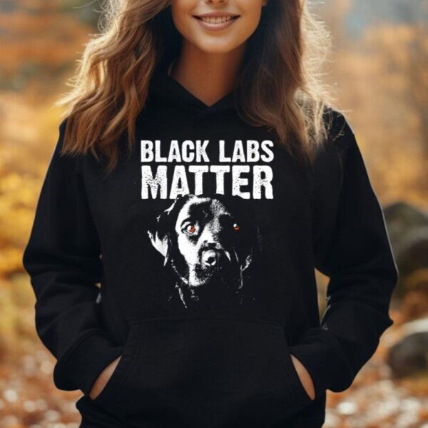 Cool Labrador For Men Women Black Labs Matter Service Animal Unisex Hoodie