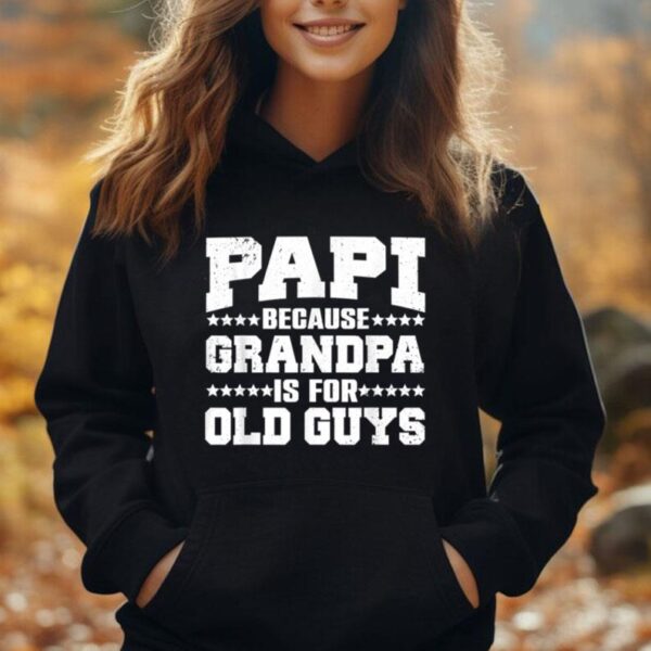 Cool Papi Design For Papi Men Grandpa Parent Father's Day Unisex Hoodie