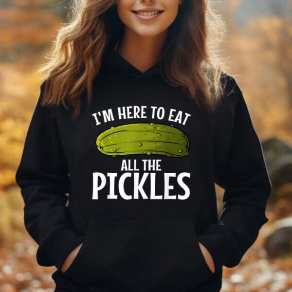 Cool Pickle Art For Men Women Kids Pickled Cucumber Lovers Unisex Hoodie