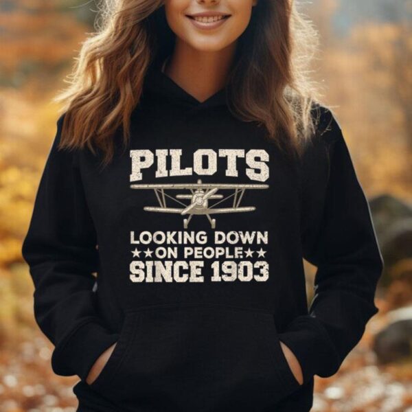 Cool Pilot For Men Women Aircraft Pilot Airplane Flying Unisex Hoodie