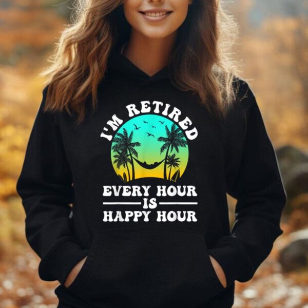 Cool Retirement Art For Men Women Retirement Retired Retiree Unisex Hoodie