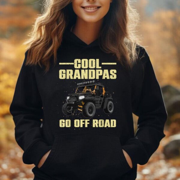 Cool Side-By-Side For Grandpa Dad SxS Offroad UTV 4 Wheeler Unisex Hoodie