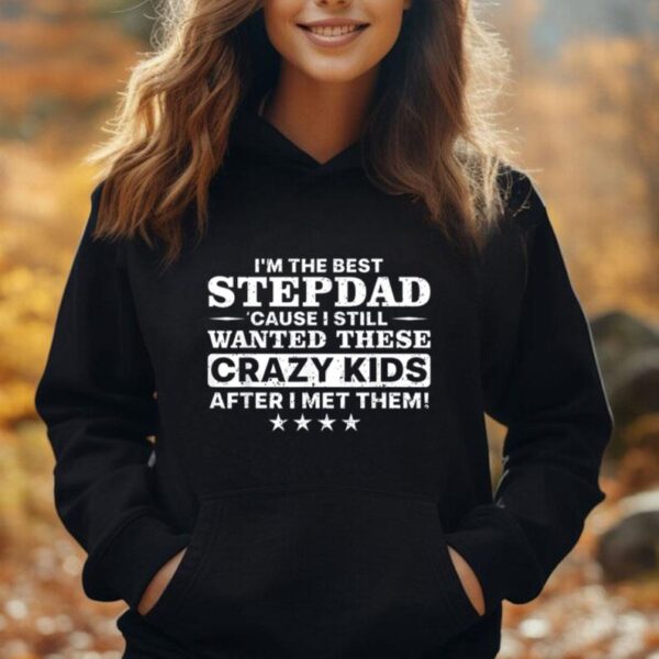 Cool Stepdad For Men Father Step Dad Parenthood Stepfather Unisex Hoodie