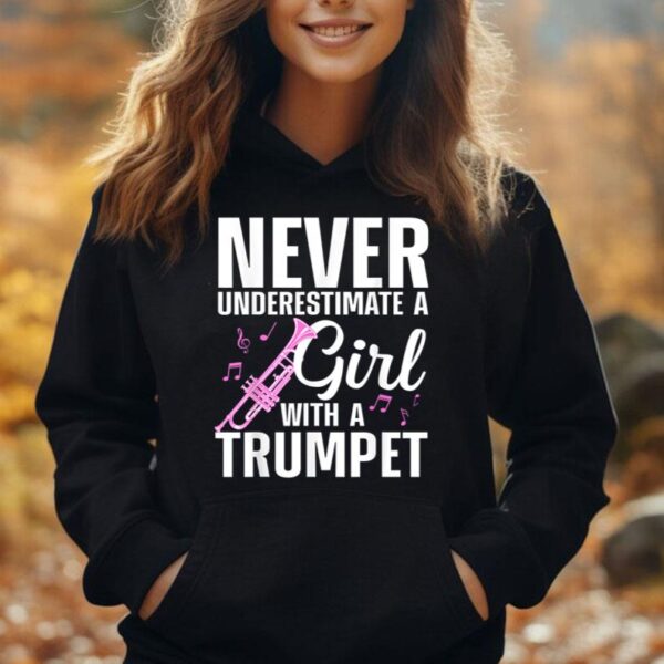 Cool Trumpet For Women Girls Marching Band Trumpet Player Unisex Hoodie