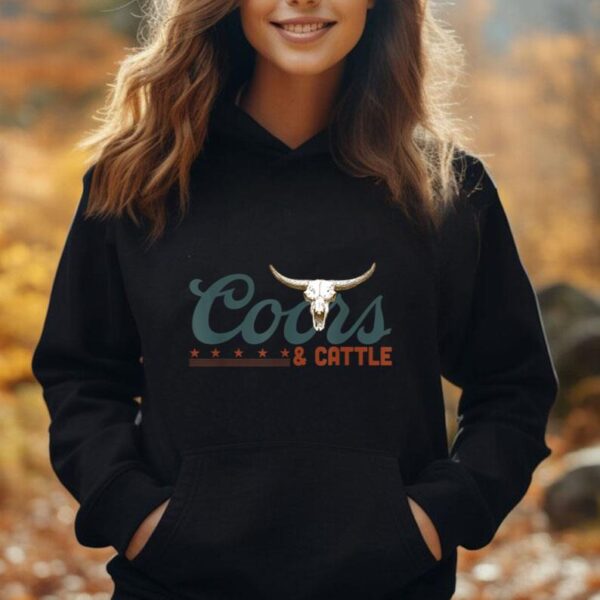 Coors And Cattle Rodeo Western Cowboy Unisex Hoodie