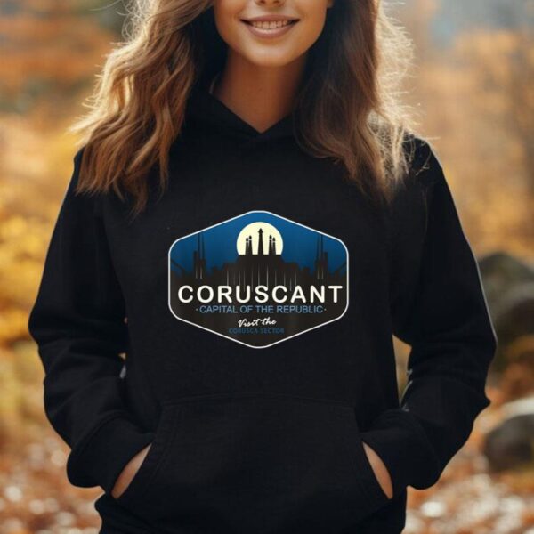 Coruscant Capital of the Republic Visit the Corusca Sector Unisex Hoodie