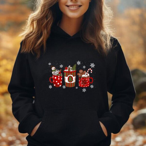 Cozy Snowy Winter Coffee Christmas Gifts for Coffee Lovers Unisex Hoodie