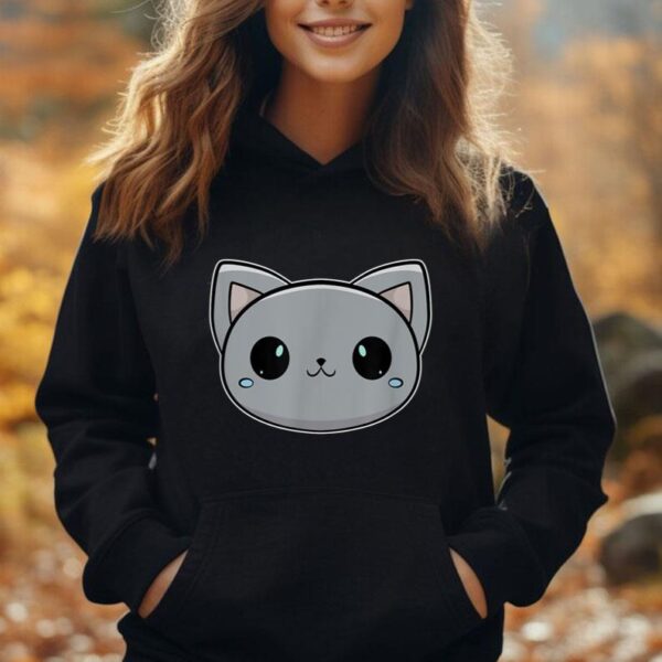 Cute Black Cat Anime Feline Neko Unisex Hoodie