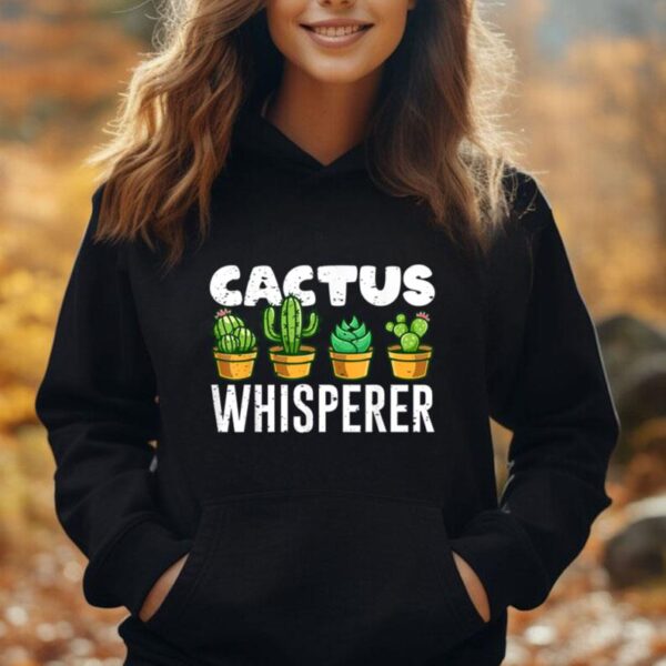 Cute Cactus Whisperer Funny Botany Succulents Lovers Outfit Unisex Hoodie