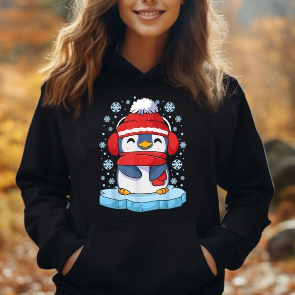 Cute Christmas Penguin Unisex Hoodie