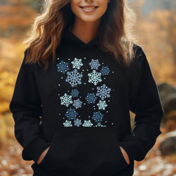 Cute Christmas Snowflake Snowfall Unisex Hoodie