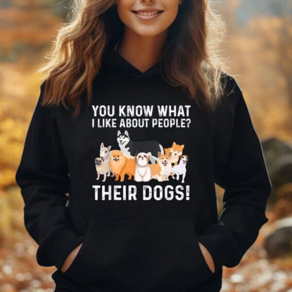 Cute Dog Design For Men Women Kids Dog Lovers I Like Dogs Unisex Hoodie