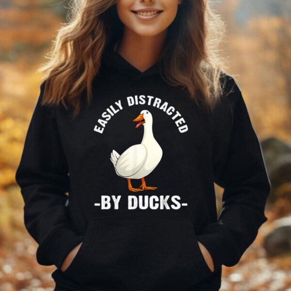 Cute Duck Design For Men Women Aquatic Bird Duck Lovers Unisex Hoodie