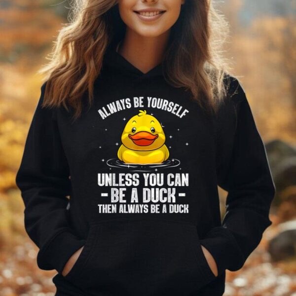 Cute Duck For Men Women Kids Aquatic Bird Rubber Duck Lovers Unisex Hoodie