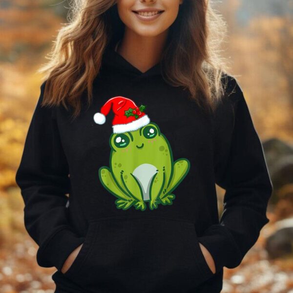 Cute Frog Kawaii Christmas Toad Lovely Xmas Unisex Hoodie