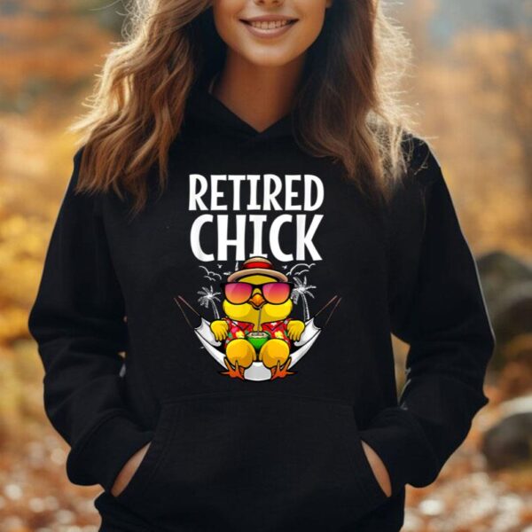 Cute Retirement Art For Mom Women Retirement Lover Retired Unisex Hoodie