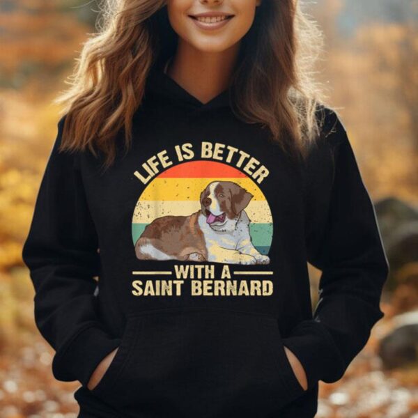 Cute Saint Bernard Design For Men Women Saint Bernard Dog Unisex Hoodie