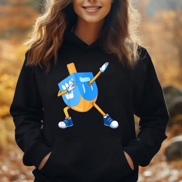 Dabbing Dreidel Funny Hanukkah Chanukah For Kids Girls Boys Unisex Hoodie