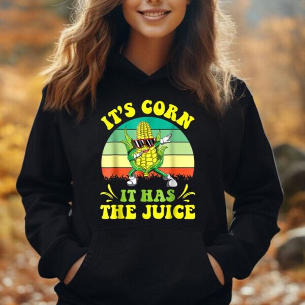 Dabbing Its Corn Funny Corn On The Cob It Has The Juice Unisex Hoodie