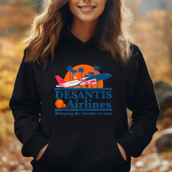 DeSantis Airlines Funny Political Meme Ron DeSantis Governor Unisex Hoodie