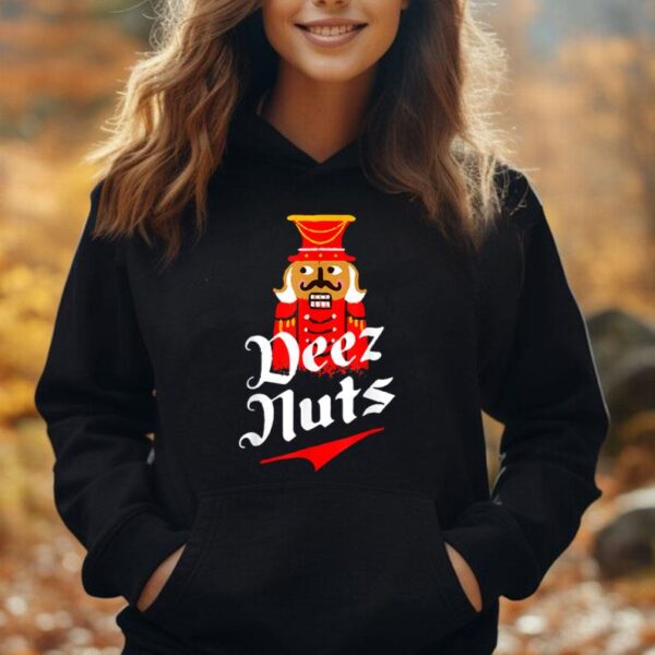 Deez Nuts Nutcracker Shirt Funny Ugly Christmas Sweater Xmas Unisex Hoodie