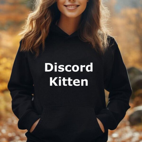 Discord Kitten Funny Graphic Meme Women V Neck Shirt Unisex Hoodie