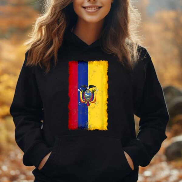 Distressed Ecuador Flag