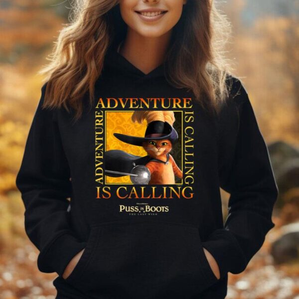 DreamWorks Puss In Boots The Last Wish Adventure Is Calling Unisex Hoodie