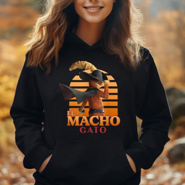 DreamWorks Puss In Boots The Last Wish El Macho Gato Logo Unisex Hoodie