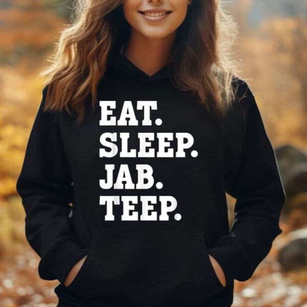 Eat Sleep Jab Teep Muay Thai Unisex Hoodie