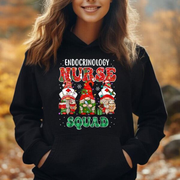 Endocrinology Nurse Squad Christmas Gnomes Endocrine Nurse Unisex Hoodie