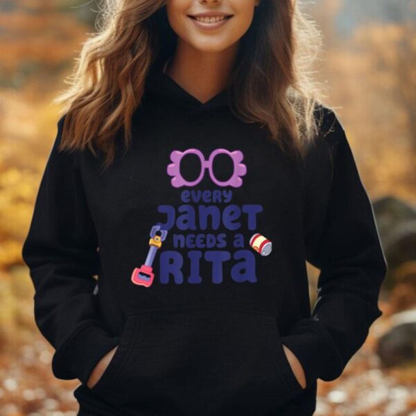 Every Janet Needs A Rita Magnet Cartoon lovers Unisex Hoodie