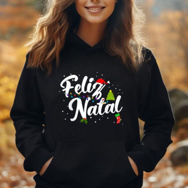 Feliz Natal Portuguese Christmas Unisex Hoodie