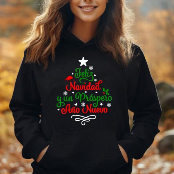 Feliz Navidad y Prospero Ano Nuevo Mexican Christmas Unisex Hoodie