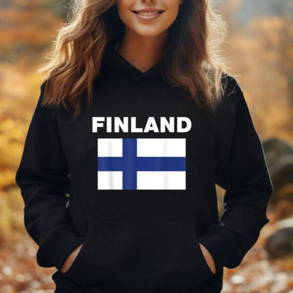 Finland Finnish Flag Heritage Unisex Hoodie