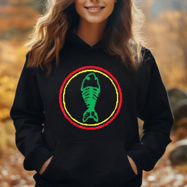 Fishbone Retro Fishing Lover Unisex Hoodie