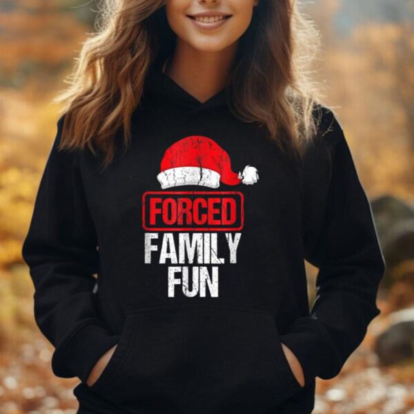 Forced Family Fun Winter Holidays Funny Christmas Unisex Hoodie