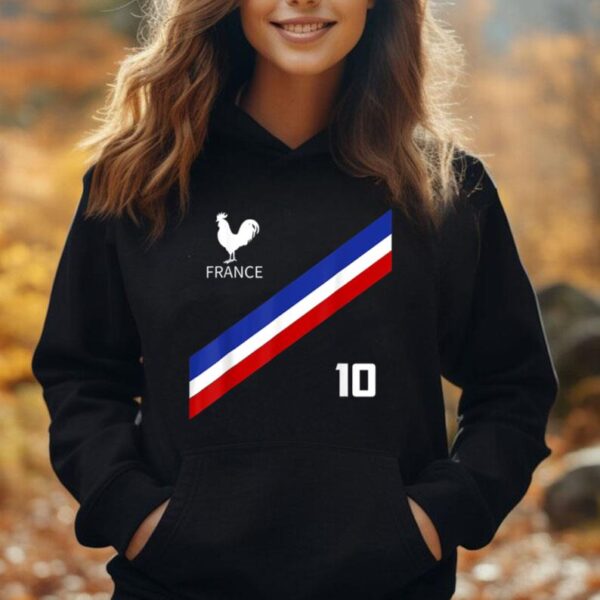 France Jersey Number Ten Soccer French Futbol Club Unisex Hoodie