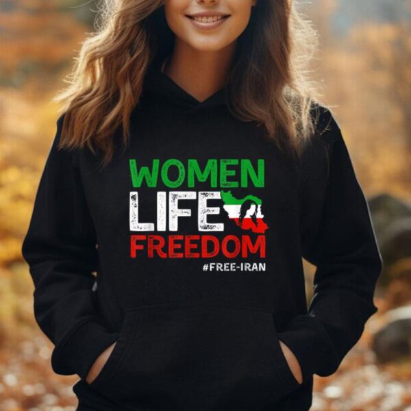 Free Iran Women Life Freedom Stand Support for Women Unisex Hoodie